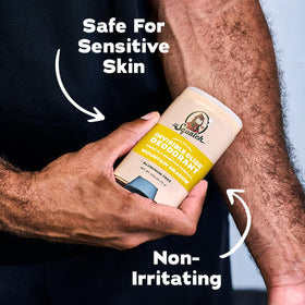 Dr. Squatch Invisible Glide Deodorant close-up of Mountain Meadow scent