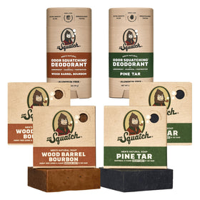 Dr. Squatch Manly Soap and Deodorant Variety Pack front view