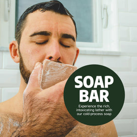Dr. Squatch Maverick Musk bar soap with natural ingredients