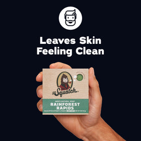 Dr. Squatch Men's Bar Soap Coastal Mist close-up