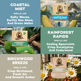 Dr. Squatch Men's Bar Soap Rainforest Rapids close-up