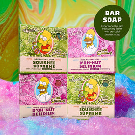 Dr. Squatch Men's Bar Soap Squishee scent bar displayed