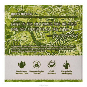 Dr. Squatch Men's Bar Soap with Coconut Oil and Shea Butter ingredients