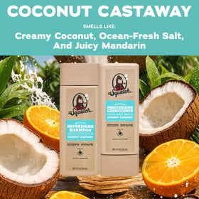 Dr. Squatch Men's Natural Conditioner bottle with Coconut Castaway scent