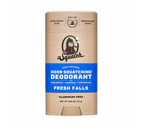 Dr. Squatch Men's Natural Deodorant showing smooth glide application