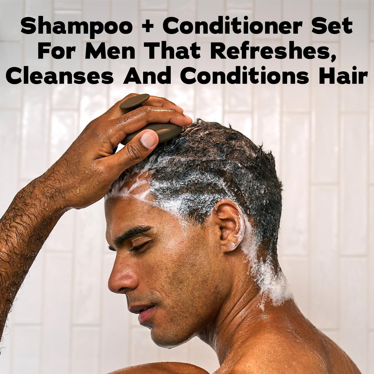 Dr. Squatch Men's Natural Shampoo and Conditioner Set Fresh Falls packaging