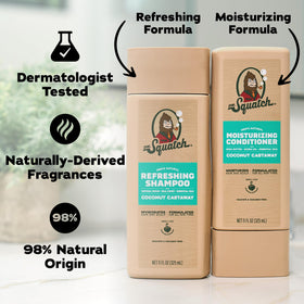 Dr. Squatch Men's Natural Shampoo and Conditioner Set packaging