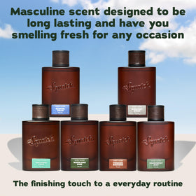 Dr. Squatch Midnight Birch Cologne with natural elements
