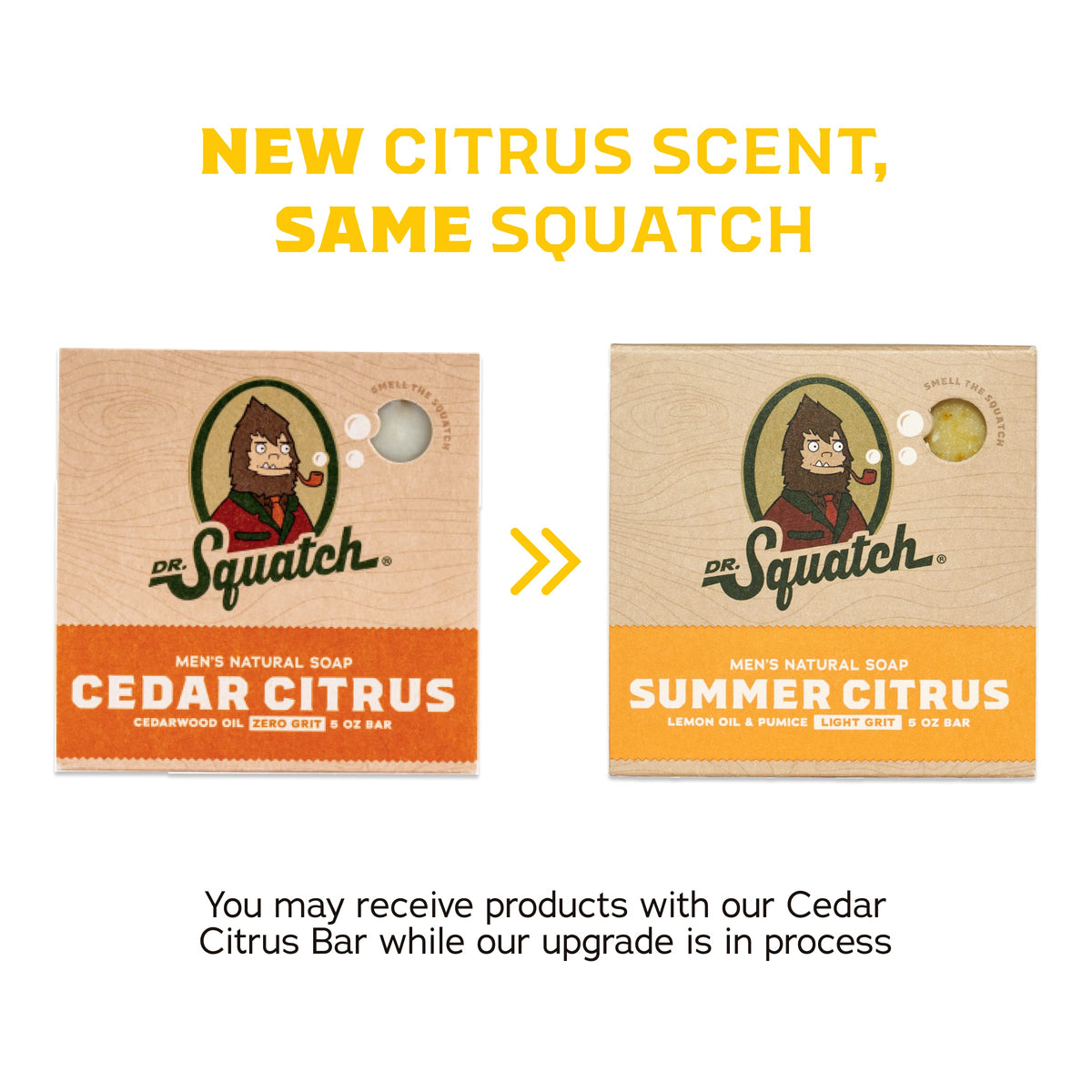 Dr. Squatch Natural Men’s Bar Soap packaging front view