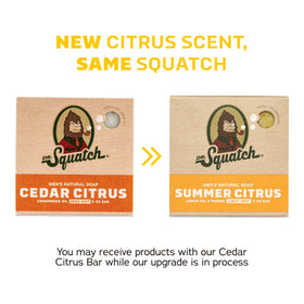 Dr. Squatch Natural Men’s Bar Soap packaging front view