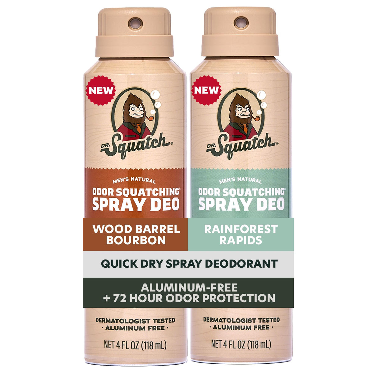 Dr. Squatch Natural Men’s Deodorant 2-Pack front view
