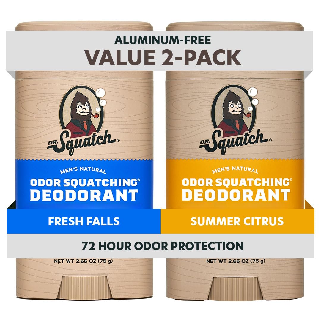 Dr. Squatch Natural Men's Deodorant 2-Pack front view