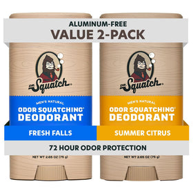 Dr. Squatch Natural Men's Deodorant 2-Pack front view