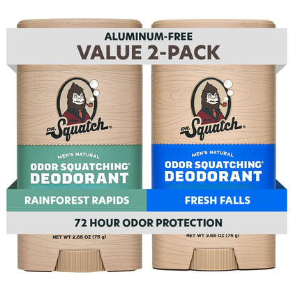 Dr. Squatch Natural Men’s Deodorant 2-Pack front view