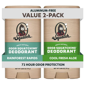 Dr. Squatch Natural Men’s Deodorant 2-Pack front view