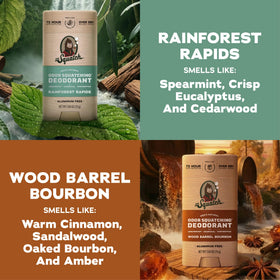Dr. Squatch Natural Men’s Deodorant 2-Pack packaging with description