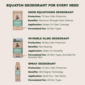 Dr. Squatch Natural Men's Deodorant in lifestyle setting