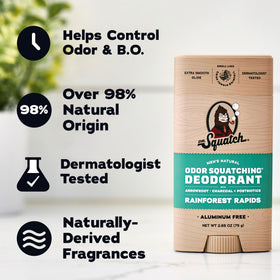 Dr. Squatch Natural Men's Deodorant ingredients list