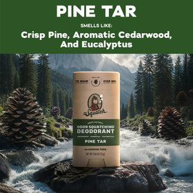 Dr. Squatch Natural Men’s Deodorant Pine Tar application