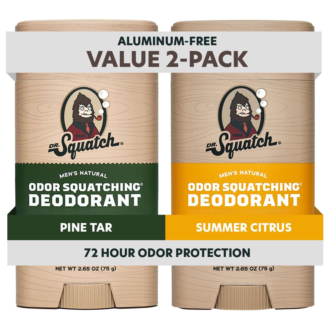 Dr. Squatch Natural Men’s Deodorant Pine Tar front view