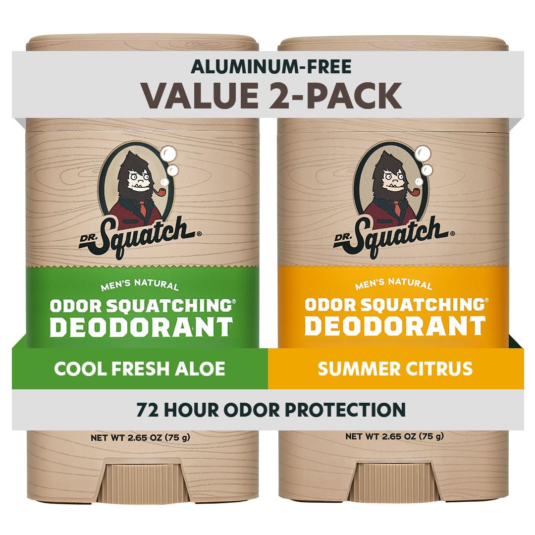 Dr. Squatch Natural Men's Deodorant Summer Citrus front view