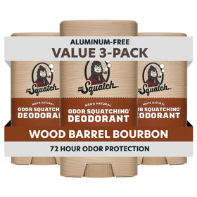 Dr. Squatch Natural Men's Deodorant Wood Barrel Bourbon front view