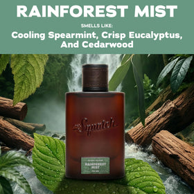 Dr. Squatch Rainforest Mist Cologne 1.7 fl oz bottle cap open
