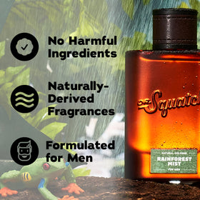 Dr. Squatch Rainforest Mist Cologne 1.7 fl oz in lifestyle setting