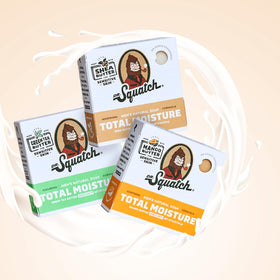 Dr. Squatch soap bar with Mango Butter close-up