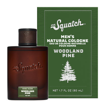 Dr. Squatch Woodland Pine Cologne 1.7 fl oz front view