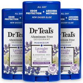 Dr Teal's Aluminum Free Deodorant Lavender Vanilla front view