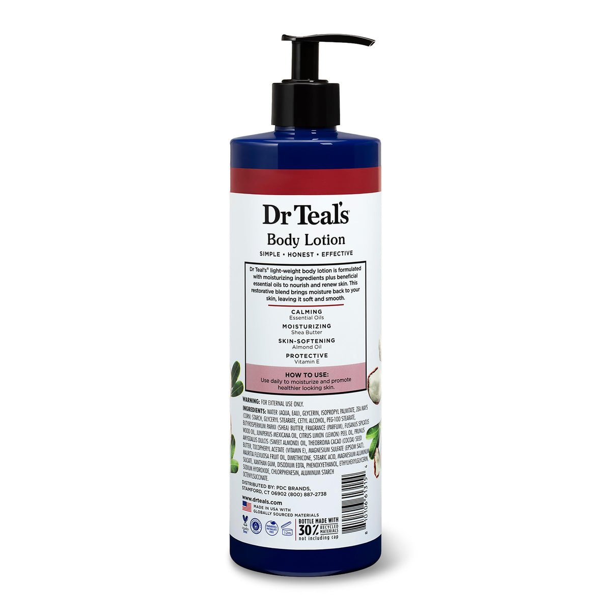 Dr Teal's Body Lotion Shea Butter & Almond lifestyle scene