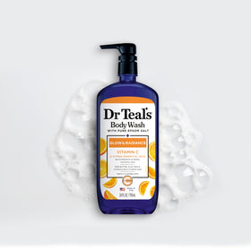 Dr Teal's Body Wash Glow & Radiance packaging