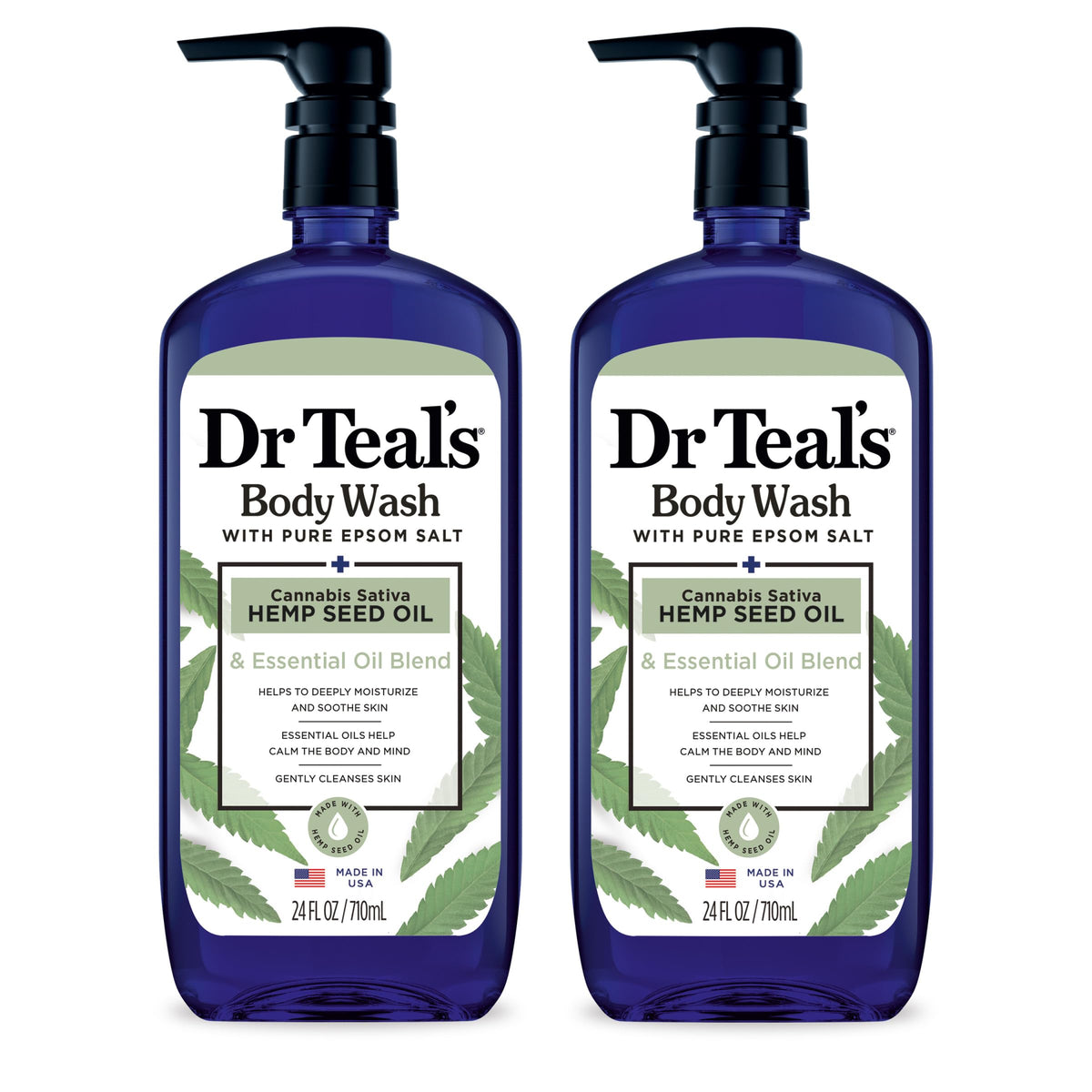 Dr Teal's Body Wash with Pure Epsom Salt front view