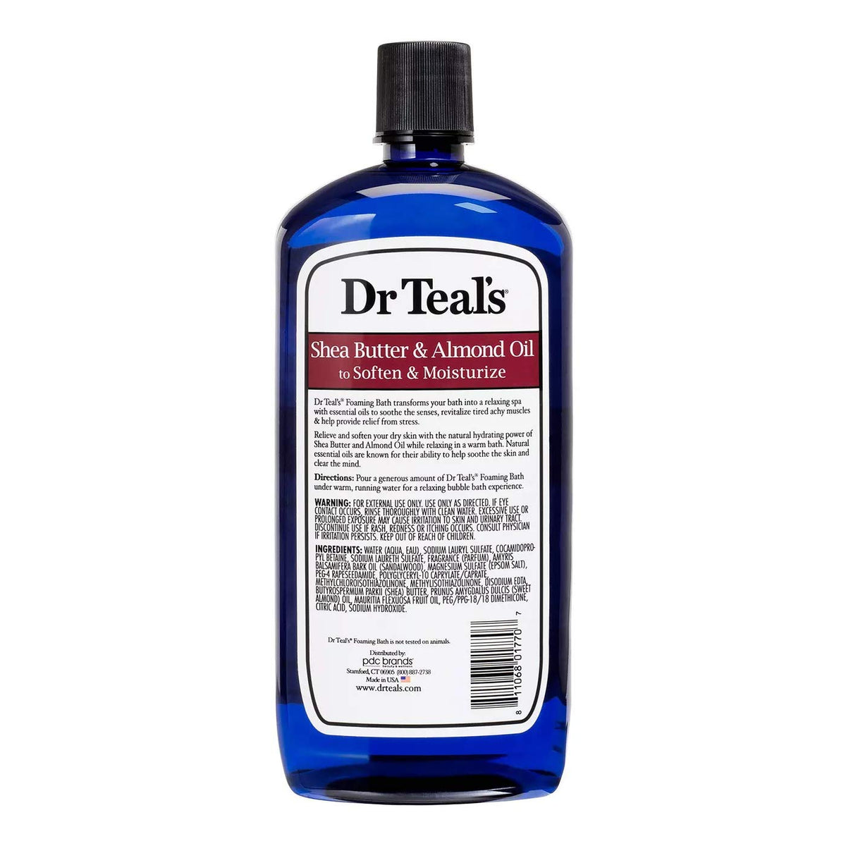 Dr Teal's Coconut Oil Foaming Bath 34 fl oz bottle