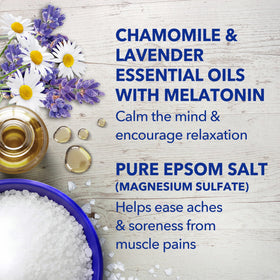 Dr Teal's Epsom Salt 3 lb pack with ingredients list