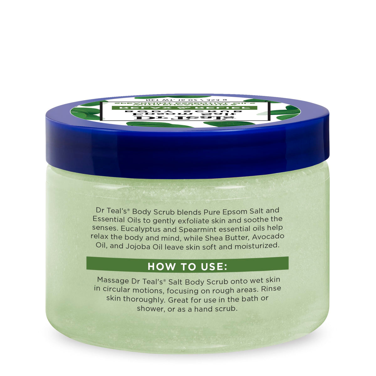 Dr Teal's Epsom Salt Body Scrub 16 oz pack of 3