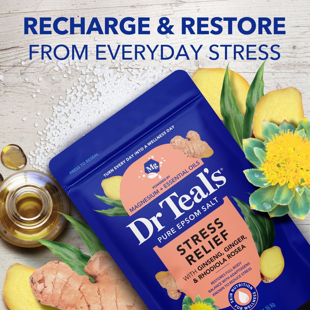 Dr Teal's Epsom Salt with essential oils and herbs