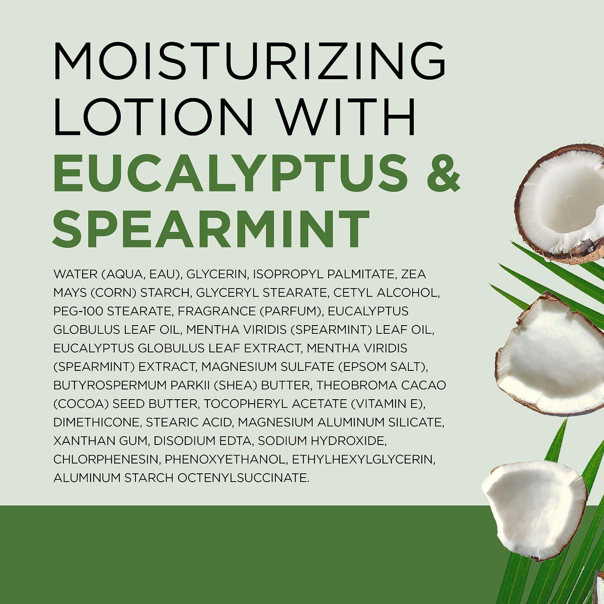 Dr Teal's Eucalyptus & Spearmint Body Lotion showing application on skin