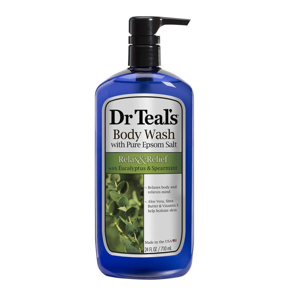 Dr Teal's Eucalyptus & Spearmint Body Wash Gift Set with three 24oz bottles