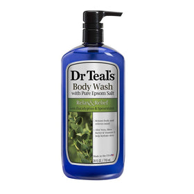 Dr Teal's Eucalyptus & Spearmint Body Wash Gift Set with three 24oz bottles