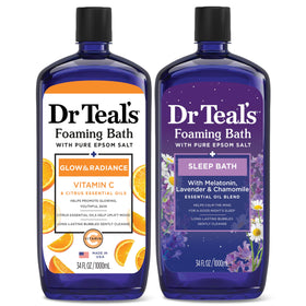 Dr Teal's Foaming Bath Duo packaging front view