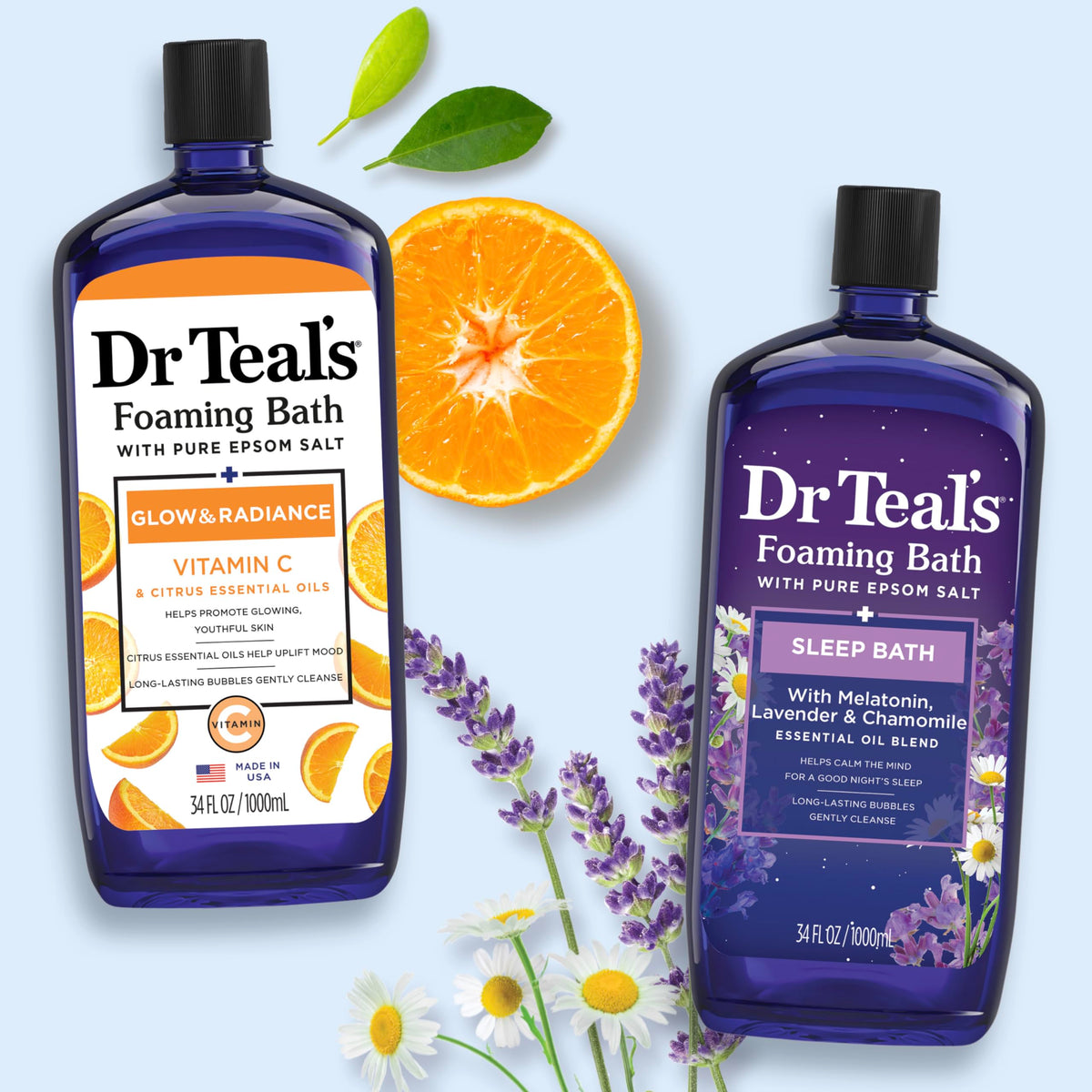 Dr Teal's Foaming Bath ingredients list