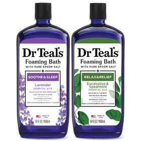 Dr Teal's Foaming Bath Lavender & Eucalyptus 34 fl oz front view