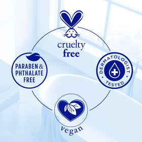 Dr Teal's Foaming Bath Lavender & Eucalyptus label close-up
