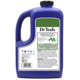 Dr Teal's Foaming Bath Relax & Relief label close-up