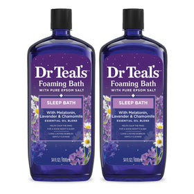 Dr Teal's Foaming Bath Sleep Blend 34 fl oz front view