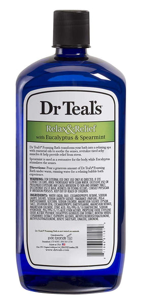 Dr Teal's Foaming Bath Variety Gift Set packaging front view