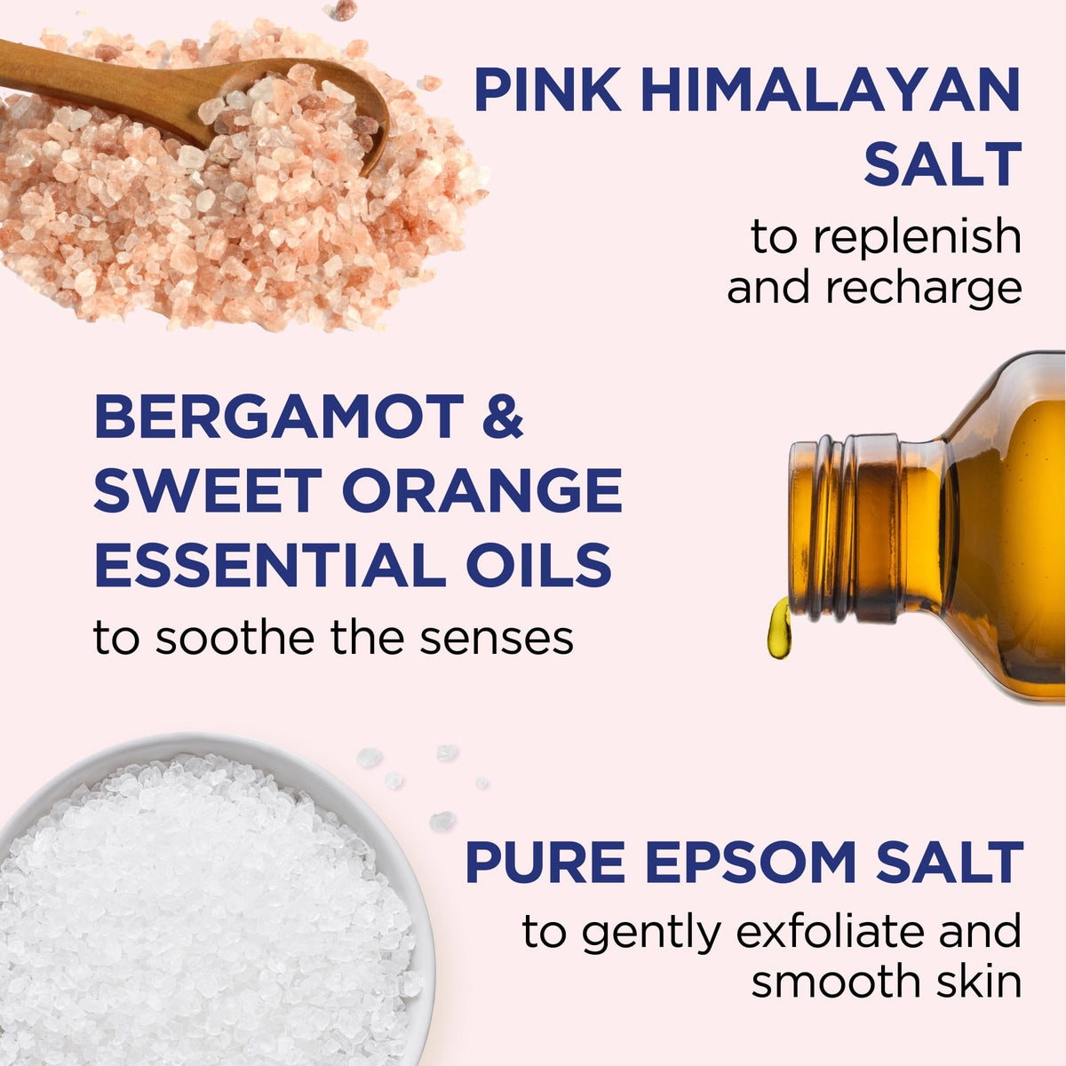 Dr Teal's Pink Himalayan Salt Body Scrub packaging details
