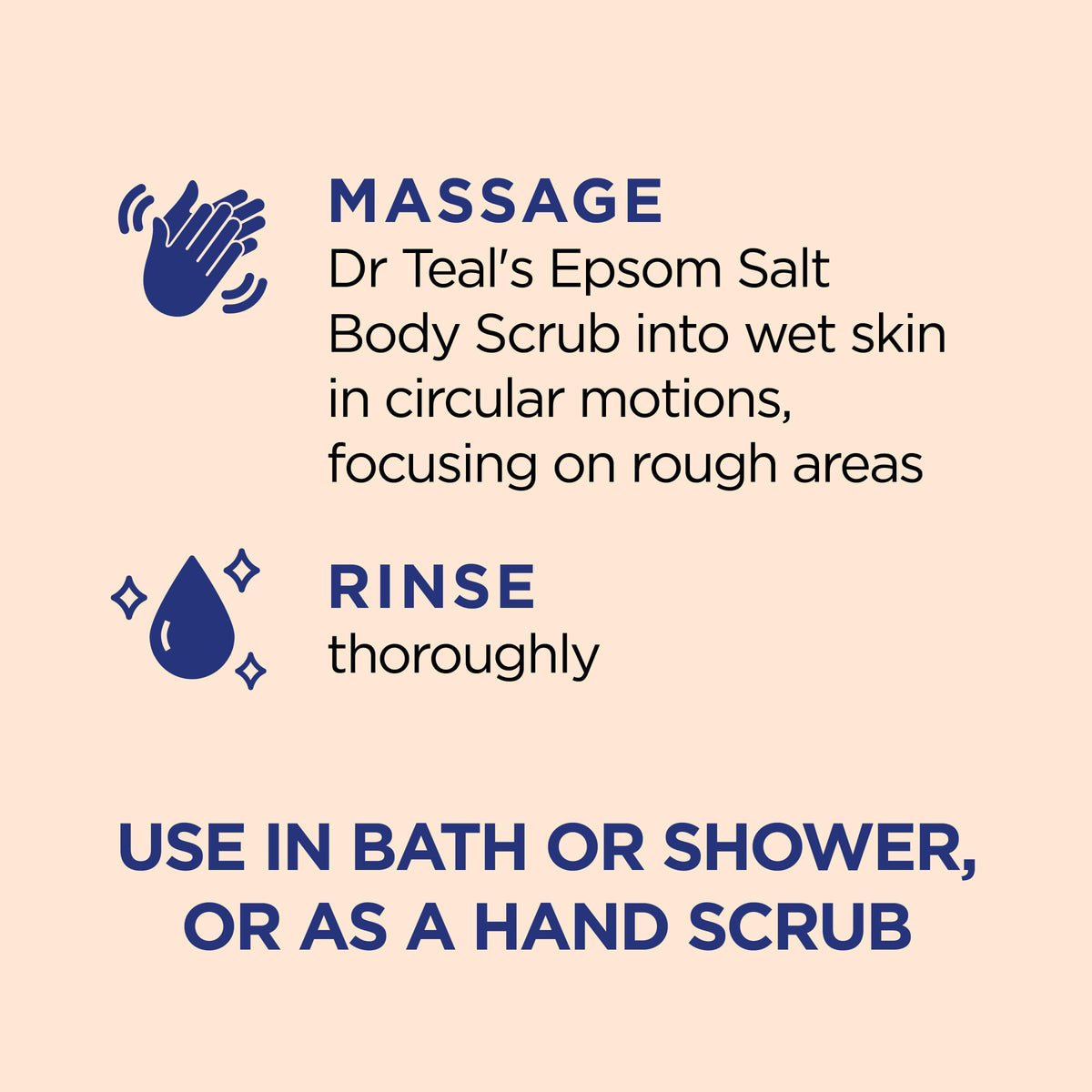 Dr Teal's Pink Himalayan Salt Body Scrub packaging with citrus fruits